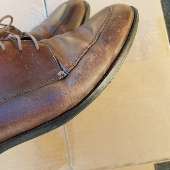 Cole Haan Men's Lace Up Brown Dress Shoes Size 9W - Picture 12 of 15